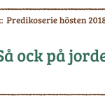 Predikoserie hösten 2018